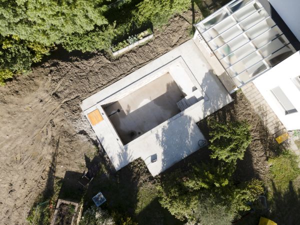 Pool Area Grading in Olathe