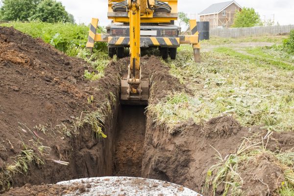 Drainage Trench Installation in Olathe