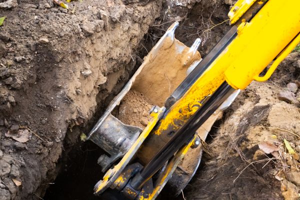 Downspout Trenching in Olathe