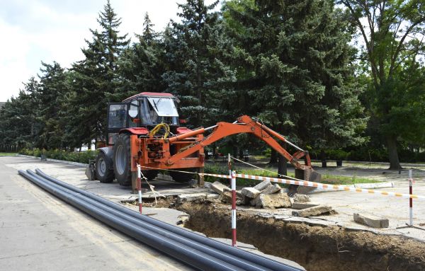 Sewer Line Excavation in Olathe
