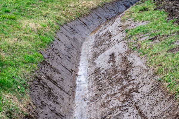 Drainage Ditch Excavation in Olathe