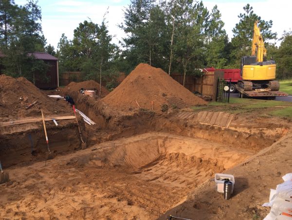Pool Site Excavation in Olathe